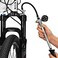 GIYO CXWXC High Pressure Shock Pump, (300 PSI Max) for Fork &amp; Rear Suspension, Lever Lock on Nozzle No Air Loss (Silver)