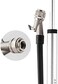 GIYO CXWXC High Pressure Shock Pump, (300 PSI Max) for Fork &amp; Rear Suspension, Lever Lock on Nozzle No Air Loss (Silver)