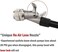 GIYO CXWXC High Pressure Shock Pump, (300 PSI Max) for Fork &amp; Rear Suspension, Lever Lock on Nozzle No Air Loss (Silver)