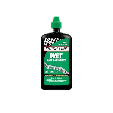 Finish Line WET Bike Lubricant Squeeze Bottle, 8 oz.