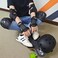 JBM 4 Sizes Extra Pads Diamond Curved Series Full Protective Gear Set Multi Sport Helmet, Knee and Elbow Pads with Wrist Guards, for Biking, BMX, Scooter, Skateboard, Inline Skating and Others
