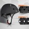 JBM 4 Sizes Extra Pads Diamond Curved Series Full Protective Gear Set Multi Sport Helmet, Knee and Elbow Pads with Wrist Guards, for Biking, BMX, Scooter, Skateboard, Inline Skating and Others