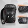 JBM 4 Sizes Extra Pads Diamond Curved Series Full Protective Gear Set Multi Sport Helmet, Knee and Elbow Pads with Wrist Guards, for Biking, BMX, Scooter, Skateboard, Inline Skating and Others