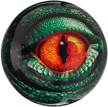 Brunswick Bowling Products Lizard Glow Viz-A-Ball Bowling Ball 12Lbs, Green/Black, 12 lbs