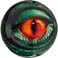 Brunswick Bowling Products Lizard Glow Viz-A-Ball Bowling Ball 12Lbs, Green/Black, 12 lbs