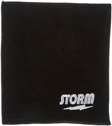 Storm Bowling Shammy Bowling Ball Cleaning Pad Black, 8"x8"x1