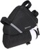 MOOCY Ultralight Reflective Bicycle Triangle Frame Bike Bag with Water Bottle Pouch -Black