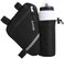 MOOCY Ultralight Reflective Bicycle Triangle Frame Bike Bag with Water Bottle Pouch -Black