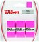 Wilson Pro Overgrip Perforated 3 Pack - Tennis - Badminton - Squash (Pink)