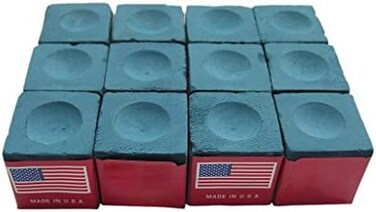 صندوق طباشير لعصا البلياردو من ماستر، 12 مكعب