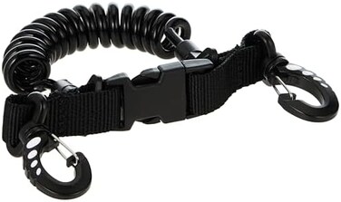 حبل قصير لفائف سمك القرش للغوص مع ازرار كبس وابازيم سريعة الفك