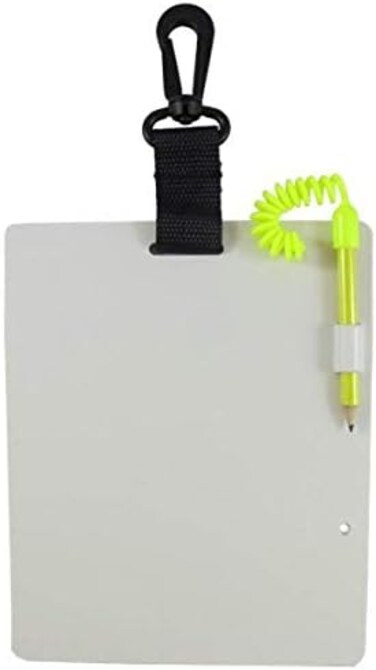 سكوبا تشويس لوح غوص للكتابة مع قلم رصاص من سكوبا، مقاس L