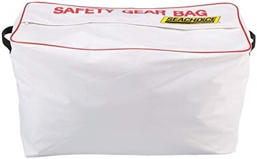 سترة نجاة شديدة التحمل بـ 6 سعة، حقيبة تخزين من النايلون مع مقبض حمل