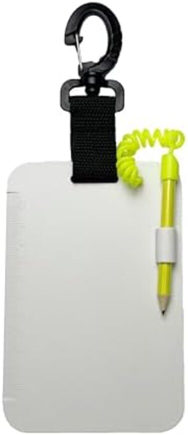 سكوبا تشويس لوح كتابة للغوص مقاس 6 × 4 مع قلم جرافيت