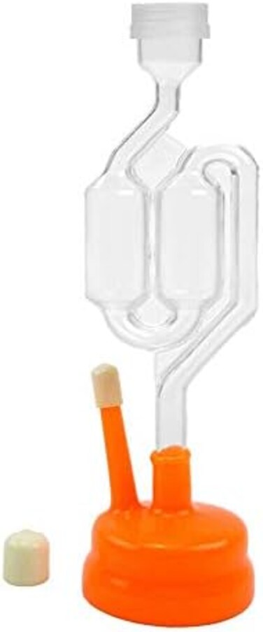 قفل هوائي مزدوج الفقاعات مع غطاء كاربوي برتقالي عالمي