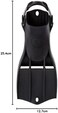 Apeks RK3 Military Rubber Fin with Adjustable Stainless Steel Spring Straps