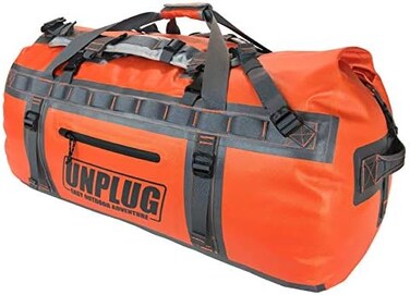UNPLUG EASY OUTDOOR ADVENTURE Waterproof Travel Bags From Anblage, Heavy-Duty 1680D Waterproof Duffel Bag For Camping, Motorcycling, Hunting, Boating, Tactical Duffel Bag