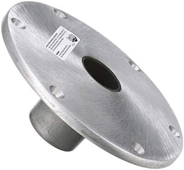 طبق قاعدة مستدير من الألومنيوم من سويف-إيز طراز SP-67904 مع قفل دوّار من سلسلة 1.77 بقفل سريع بطول 22.86 سم، مقاس واحد