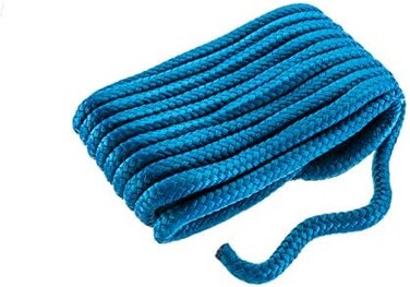 سيتشويس خط تثبيت مزدوج مجدول من النايلون مع وصلة عين، منكمش مسبقًا، مثبت حراريًا، مقاسات والوان مختلفة