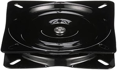 مقعد اتوود 17721 دوار لمقعد القارب، حركة امالة بثلاث درجات قياس 7 انش، مصنوع من الالومنيوم ومطلي بمسحوق اسود