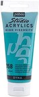PEBEO P&eacute;b&eacute;o 832-353 - Studio Acrylics Fine Acrylic - Acrylic Paint - Iridescent Acrylic - Iridescent Green Blue - Iridescent Green Blue 100ml/3.38oz