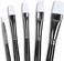 Angelus Black Large Paint 5 Brushes Set , 50-1944