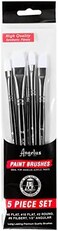 Angelus Black Large Paint 5 Brushes Set , 50-1944