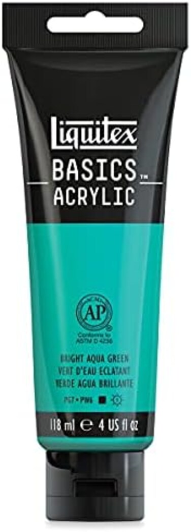 Liquitex BASICS 4OZ BRIGHT AQUA GREEN