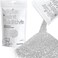 Hemway Glitter Paint Additive Glitter Crystals for Acrylic Paint, Interior &amp; Exterior Walls, Wood, Varnish, Furniture, Matte, Gloss, Satin, Silk - 100g / 3.5oz - Silver