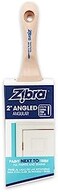 Zibra PB200LCS Precision Detail Contractor-Grade Angled Paint Brush for Trim and Furniture, 2 in, White