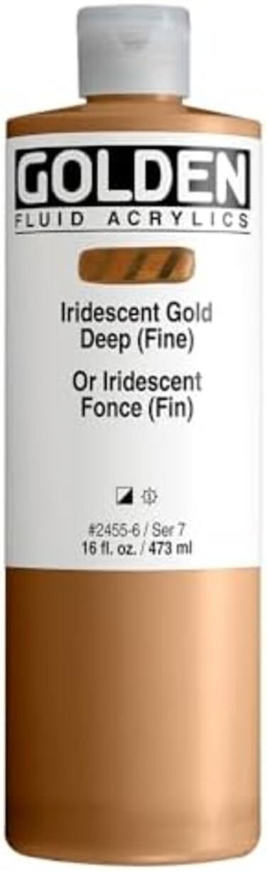 Golden Artist Colors FLUID ACR IRID GOLD DEEP 16oz