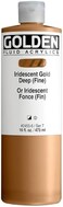 Golden Artist Colors FLUID ACR IRID GOLD DEEP 16oz