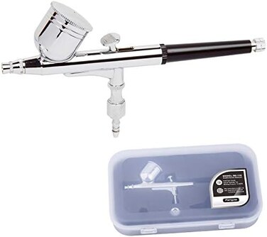 Fengda Timbertech Professional Double Action Airbrush BD-130 Mounted 0.3mm Nozzles and Needles for Cake Decorating, Painting, Tattoo, Models Art,Craft and so on