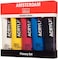 Amsterdam Royal Talens - Amsterdam Acrylic Paints - Standard Series - 5 x 120ml Tubes - Primary Set