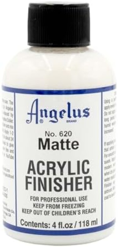 Angelus Brand Acrylic Leather Paint Matte Finisher No. 620-4oz