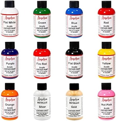 Angelus 4oz Acrylic Paint 12pk