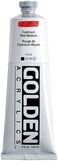 Golden Artist Colors GoldenHeavy Body Acrylics, 5oz., C P Cadmium Red Medium