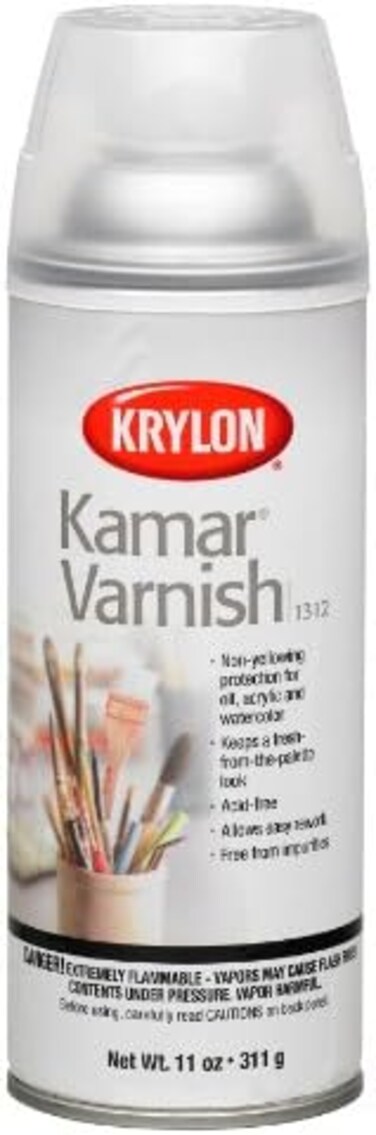 Krylon Artist Spray 11oz Kamar Varnish Fine Art