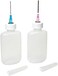 Gaunt Industries Oiler Boiler Art Bottle Set- Including (1) HYPO-200 with 25 gauge blunt needle &amp; (1) HYPO-490 with 18 gauge blunt needle- Watercolor &amp; Acrylic Paint Applicator- 1-1/4 Ounce Bottle