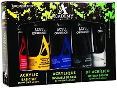 Grumbacher ACADEMY ACRYLIC BASIC 5/SE