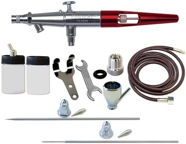 Paasche Airbrush Airbrush Kit with Anodized Aluminum Handle, Multi-Colour