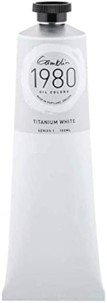Gamblin Titanium White 1980 Oil 150Ml, 5.27 Fl Oz (Pack of 1)