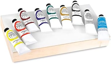Gamblin 1980 Oil Color Exclusive Set, 1.25 Ounce (Pack of 9), 11 Ounce