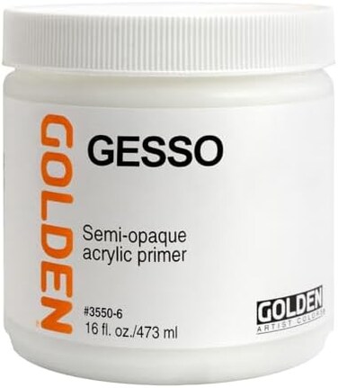 Golden Artist Colors Golden Acrylic Gesso 16oz Jar