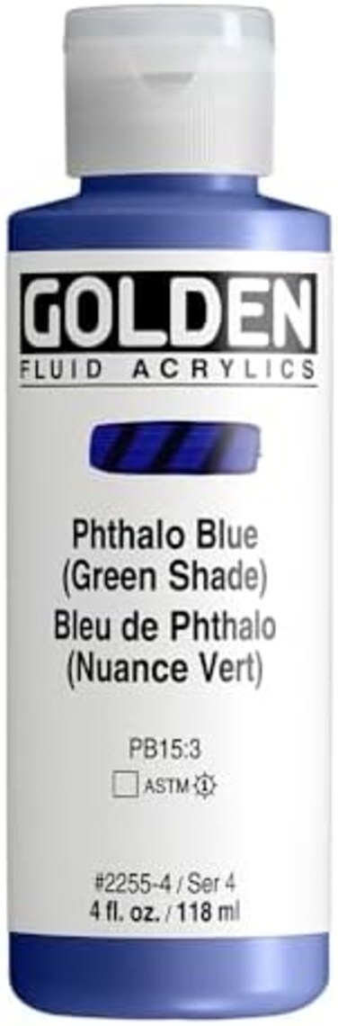 Golden Artist Colors Golden FLUID ACR PHTH BLUE(GS) 4oz.