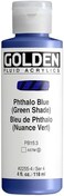 Golden Artist Colors Golden FLUID ACR PHTH BLUE(GS) 4oz.