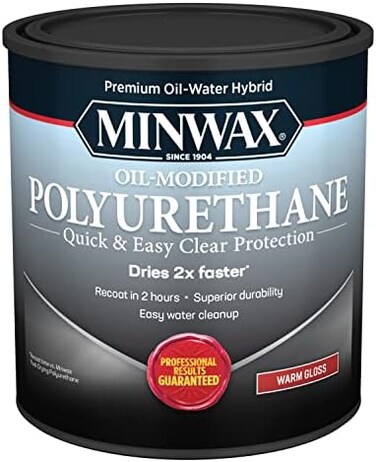 منواكس بولي يوريثين مائي معدل بالزيت، لمعان دافئ، شفاف، 1 كوارت