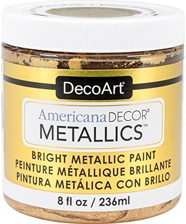 Decoart Americana Decor Metallics 8oz 24K Gold