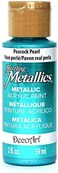 Decoart Dazzling Metallics 2oz Peacock Pearl