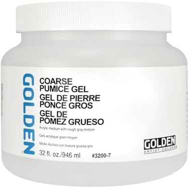 Golden Artist Colors GEL COARSE PUMICE GEL 32OZ